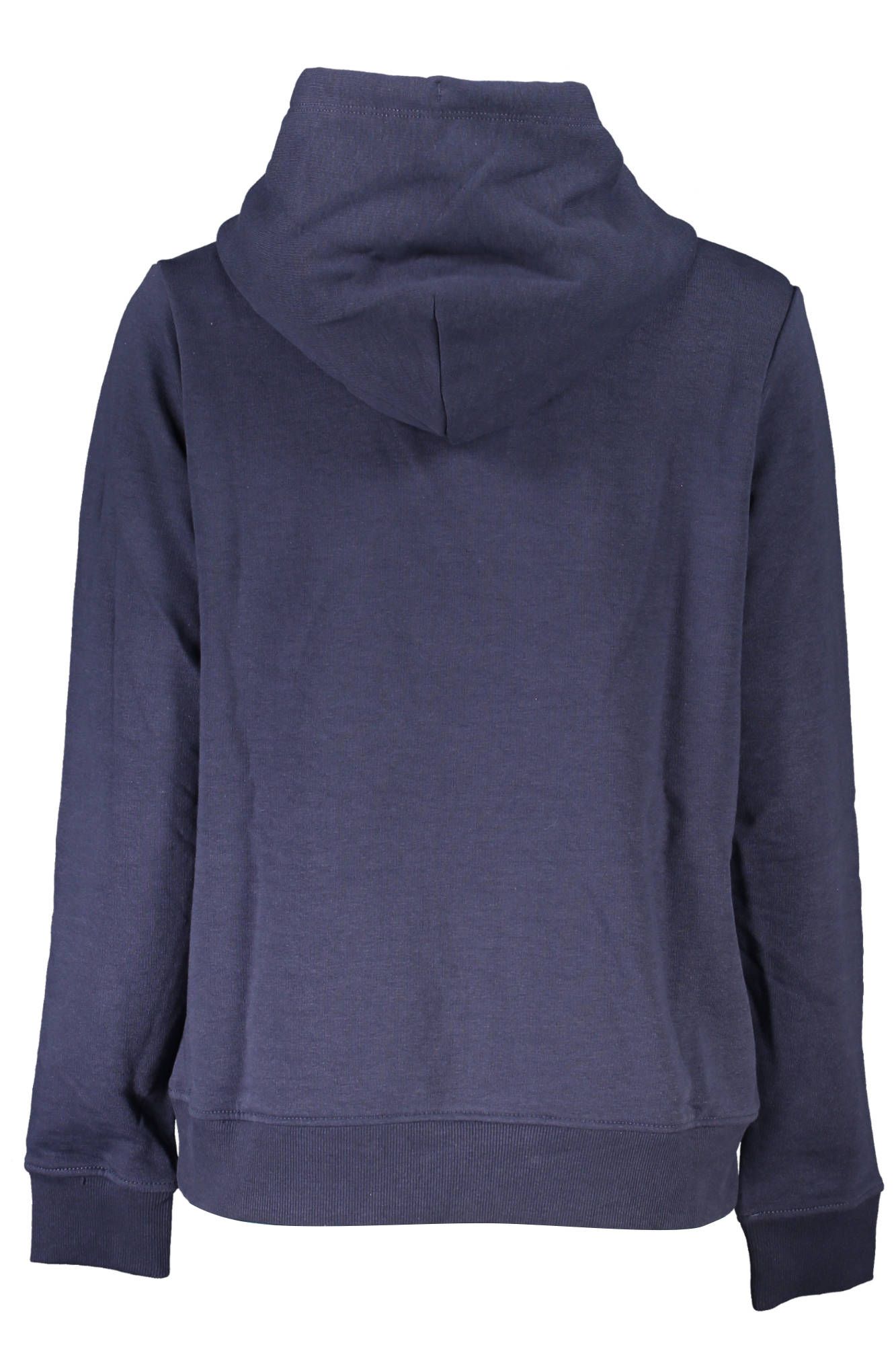 Tommy Hilfiger Chic Blue Hooded Sweatshirt with Signature Print