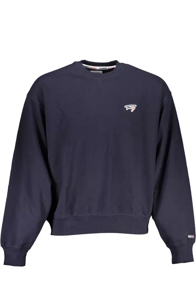 Tommy Hilfiger Eco-Conscious Blue Crew-Neck Sweatshirt