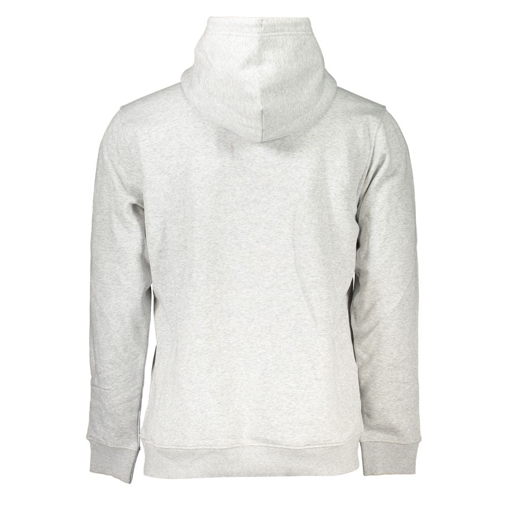 Tommy Hilfiger Chic Gray Fleece Hooded Sweatshirt for Men