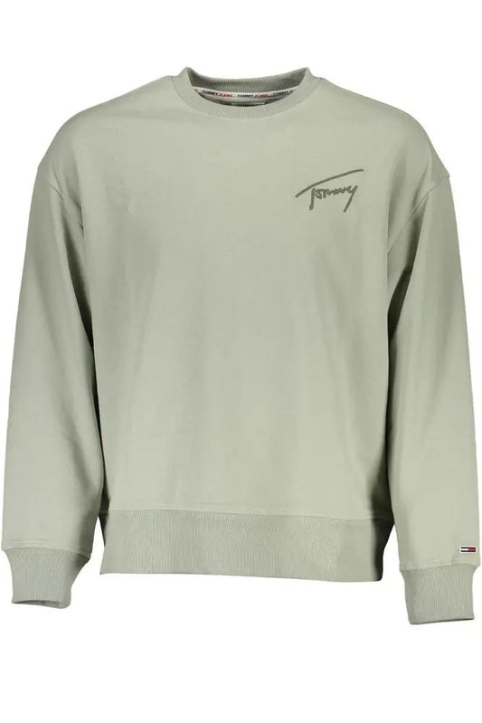 Tommy Hilfiger Chic Green Embroidered Logo Sweatshirt