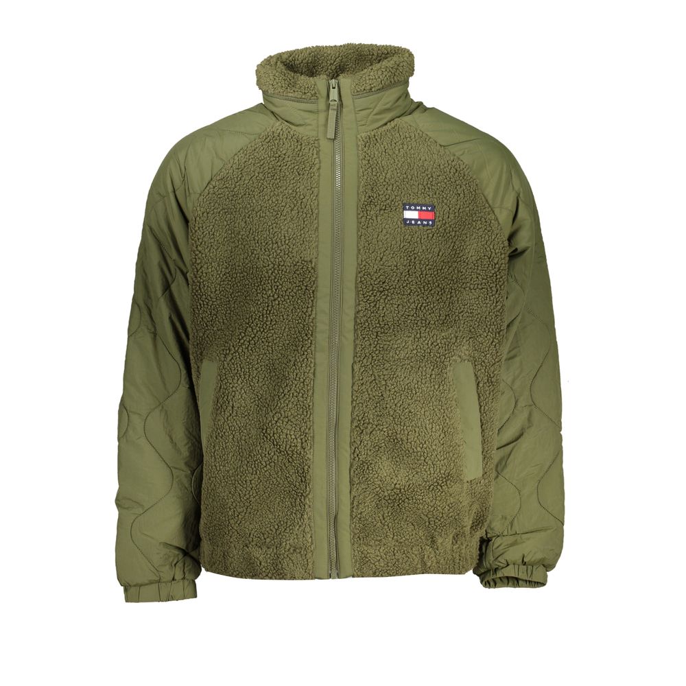 Tommy Hilfiger Chic Green Contrast Zip Sports Jacket