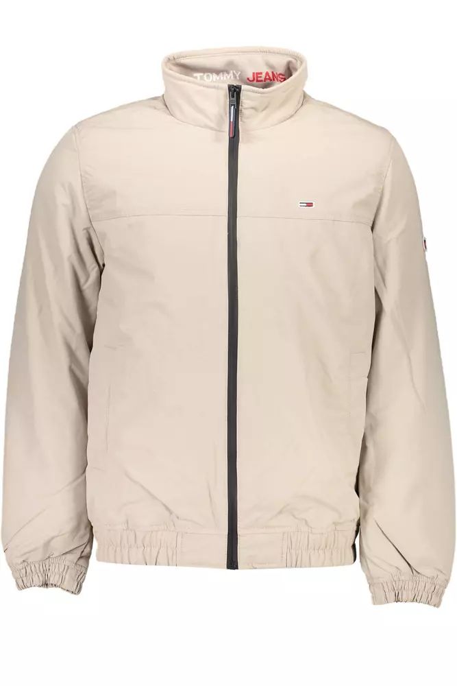 Tommy Hilfiger Chic Beige Long-Sleeved Designer Jacket