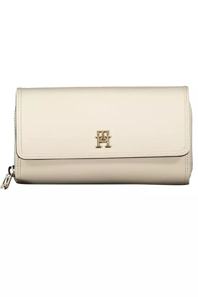 Tommy Hilfiger Elegant White Polyethylene Ladies Wallet