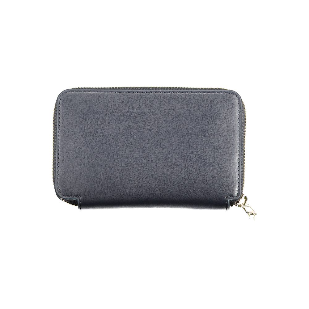 Tommy Hilfiger Elegant Blue Polyethylene Wallet with Logo