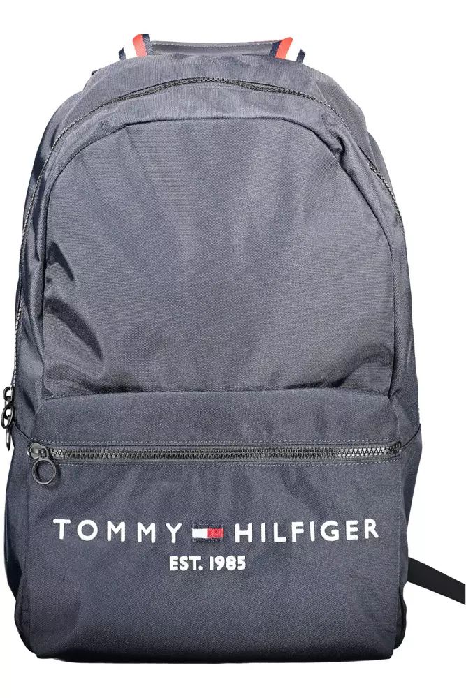 Tommy Hilfiger Chic Blue Embroidered Logo Backpack