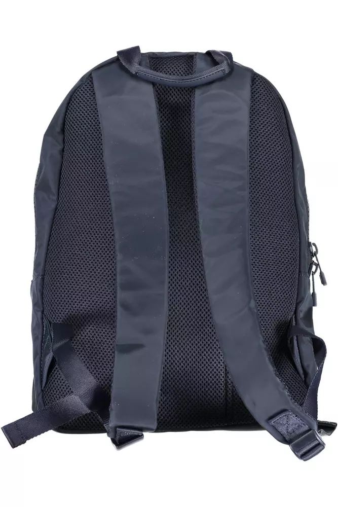 Tommy Hilfiger Sleek Blue Backpack with Laptop Holder