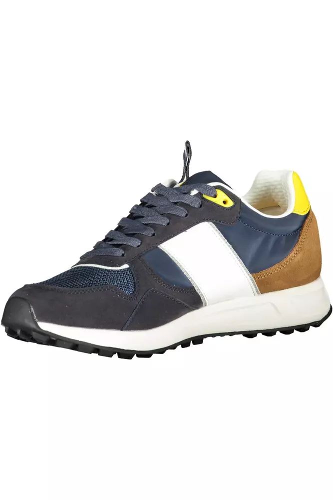 U.S. POLO ASSN. Sleek Blue Sports Sneakers with Contrasting Details