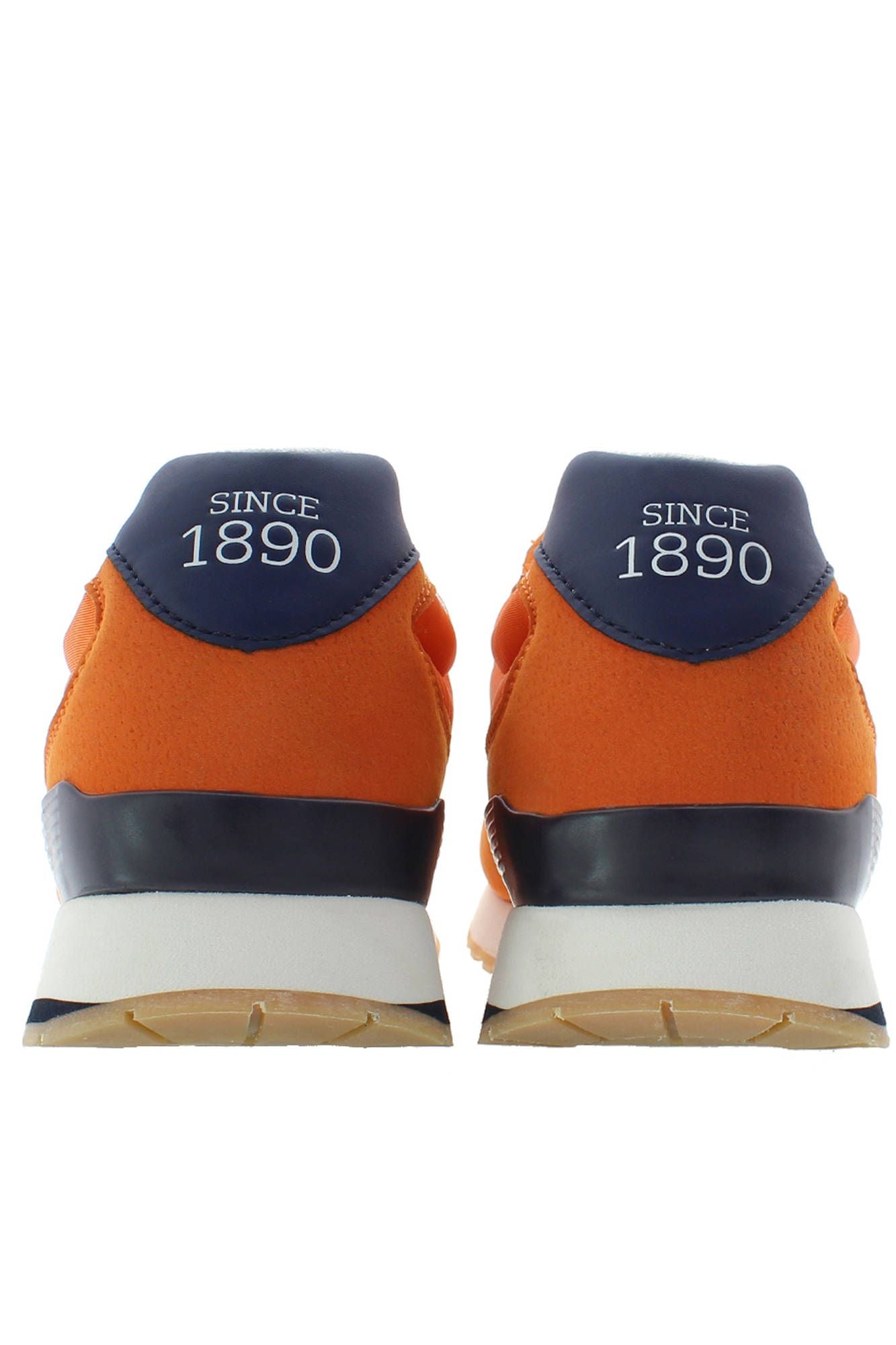 U.S. POLO ASSN. Electrify Your Step: Vibrant Orange Sports Sneakers