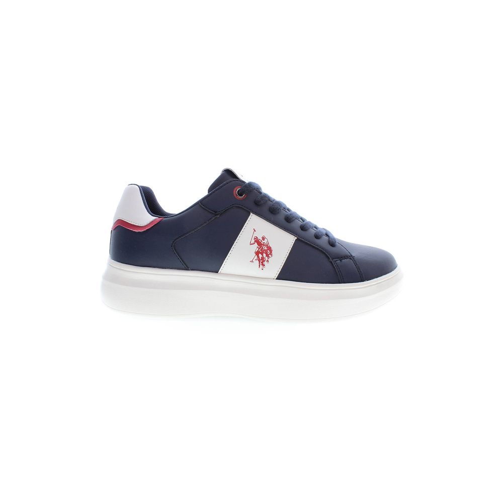 U.S. POLO ASSN. Chic Blue Lace-Up Sporty Sneakers