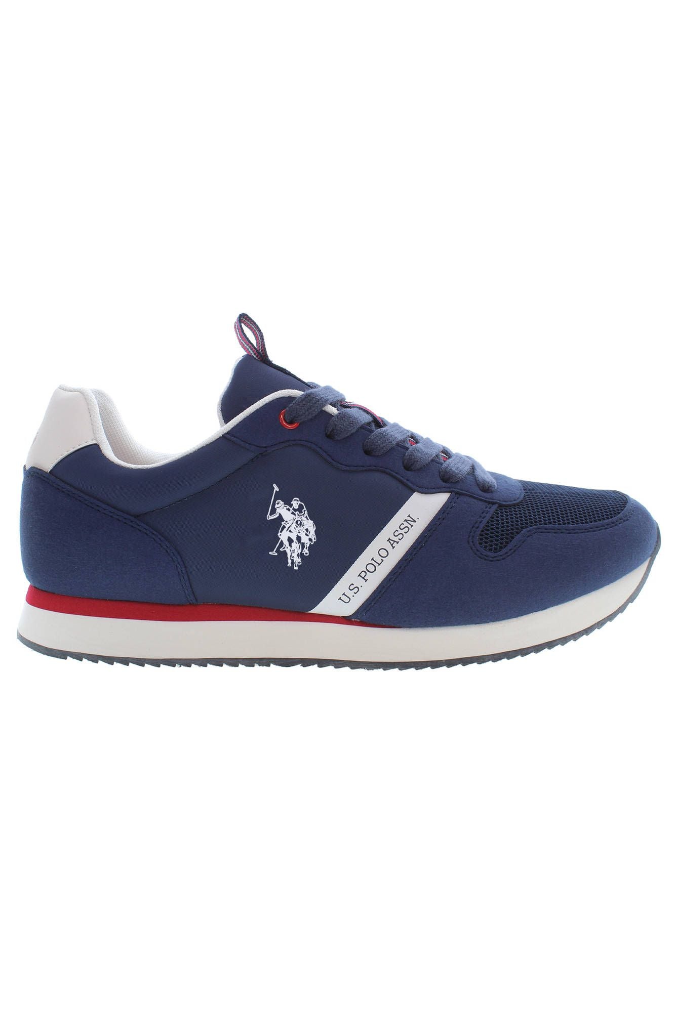 U.S. POLO ASSN. Sleek Blue Lace-Up Sports Sneakers