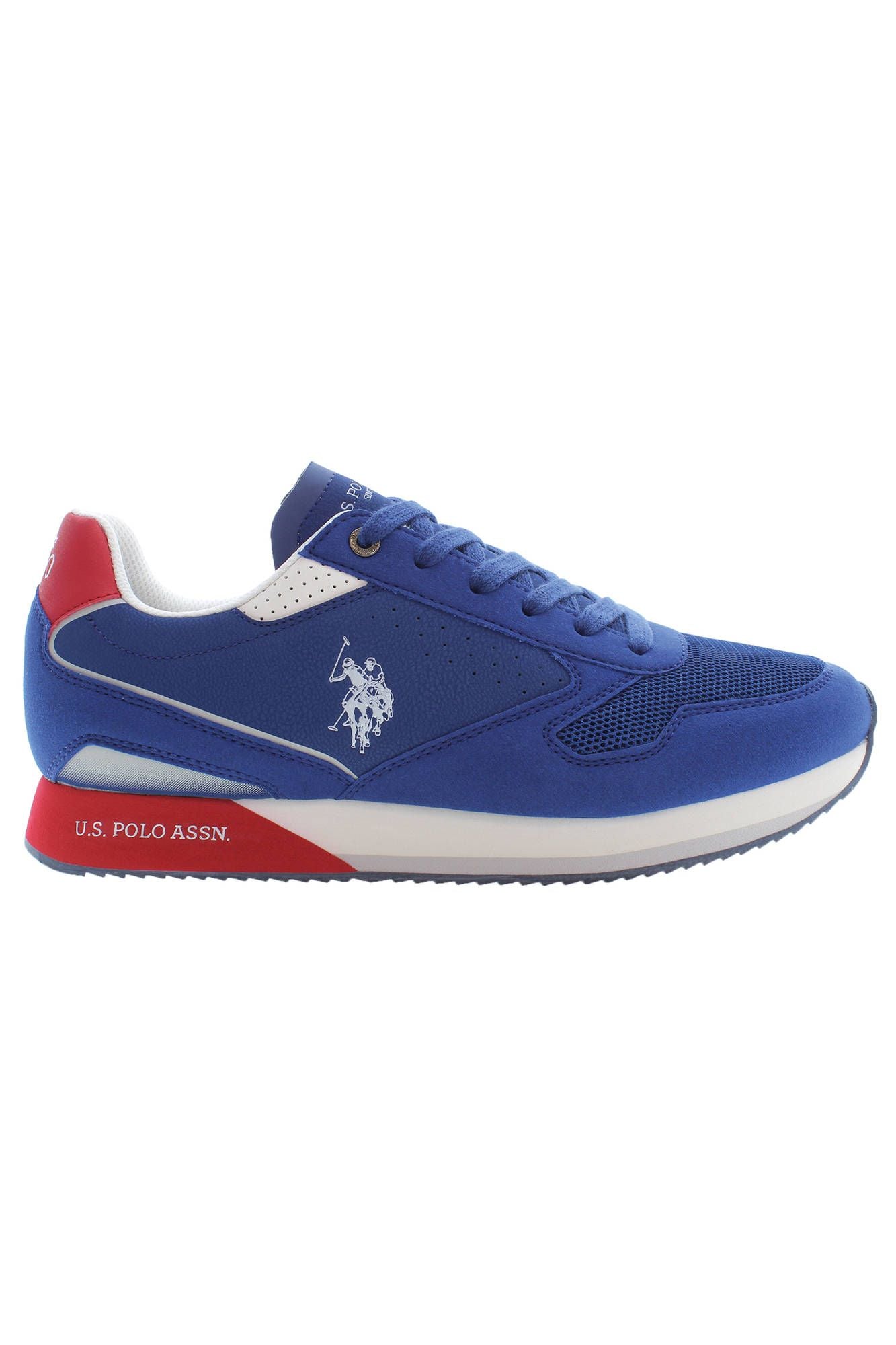 U.S. POLO ASSN. Elegant Blue Sports Sneakers with Logo Accent