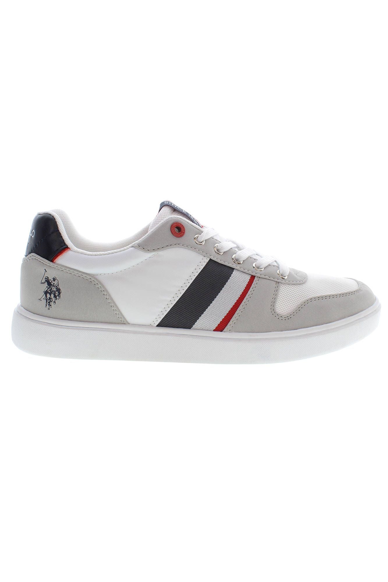 U.S. POLO ASSN. Chic Gray Lace-Up Sneakers with Logo Detail