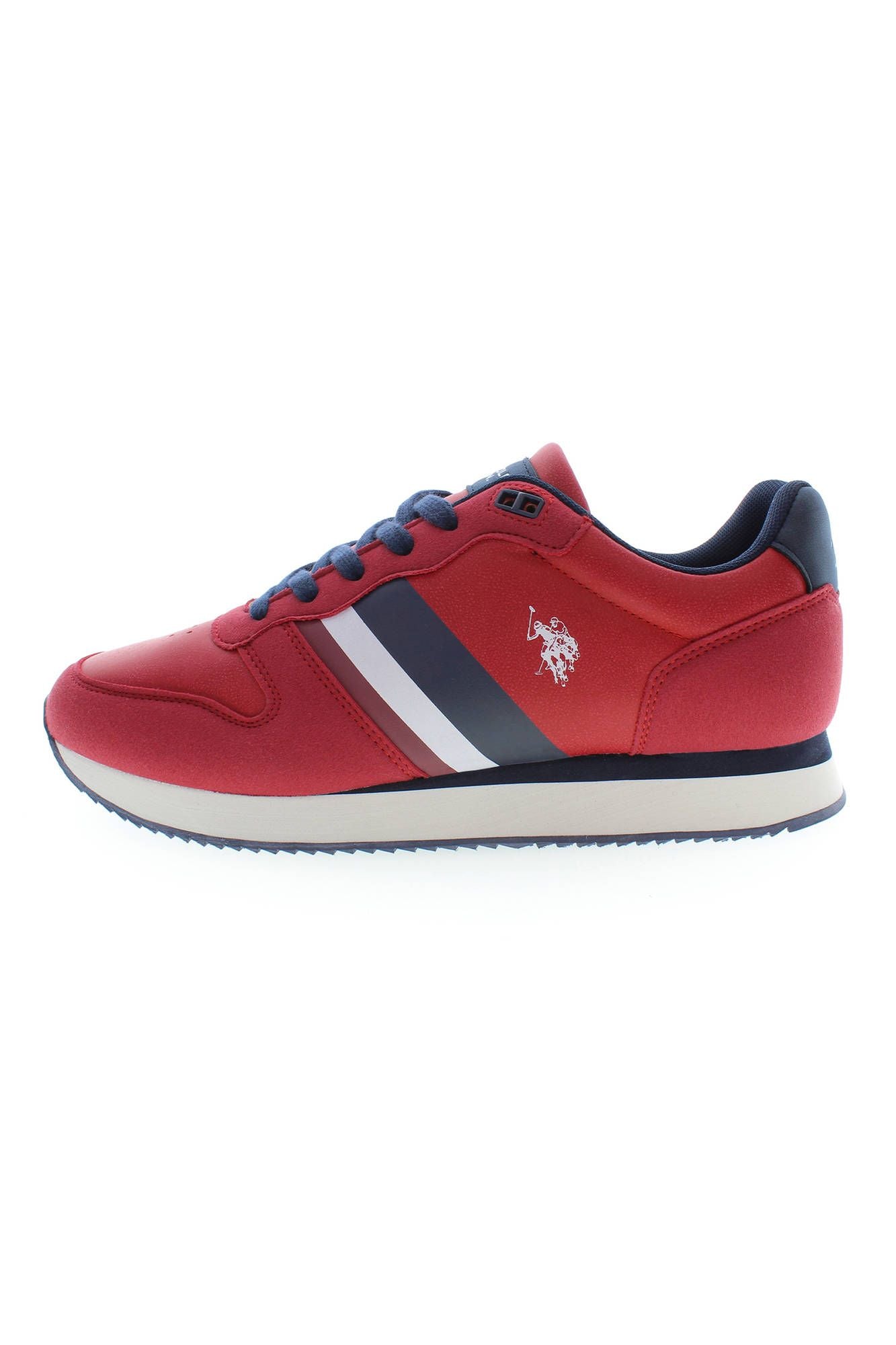 U.S. POLO ASSN. Chic Pink Laced Sneakers with Contrast Accents