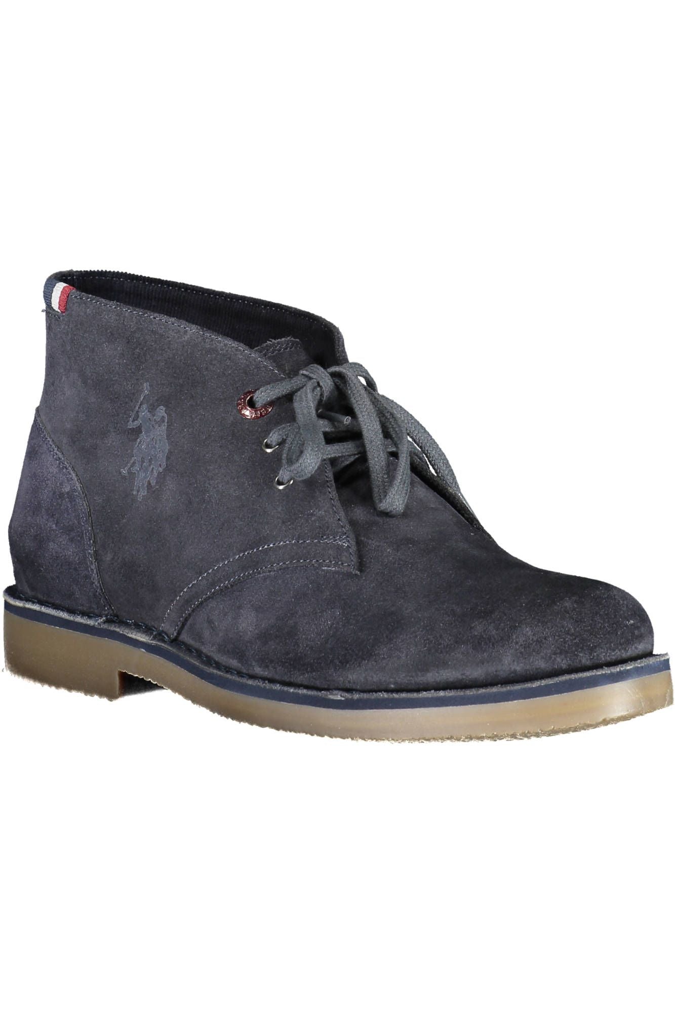 U.S. POLO ASSN. Sophisticated Blue Ankle Boots with Logo Detail