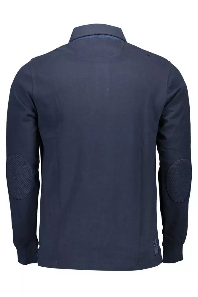 U.S. POLO ASSN. Elegant Long-Sleeved Polo with Elbow Patches