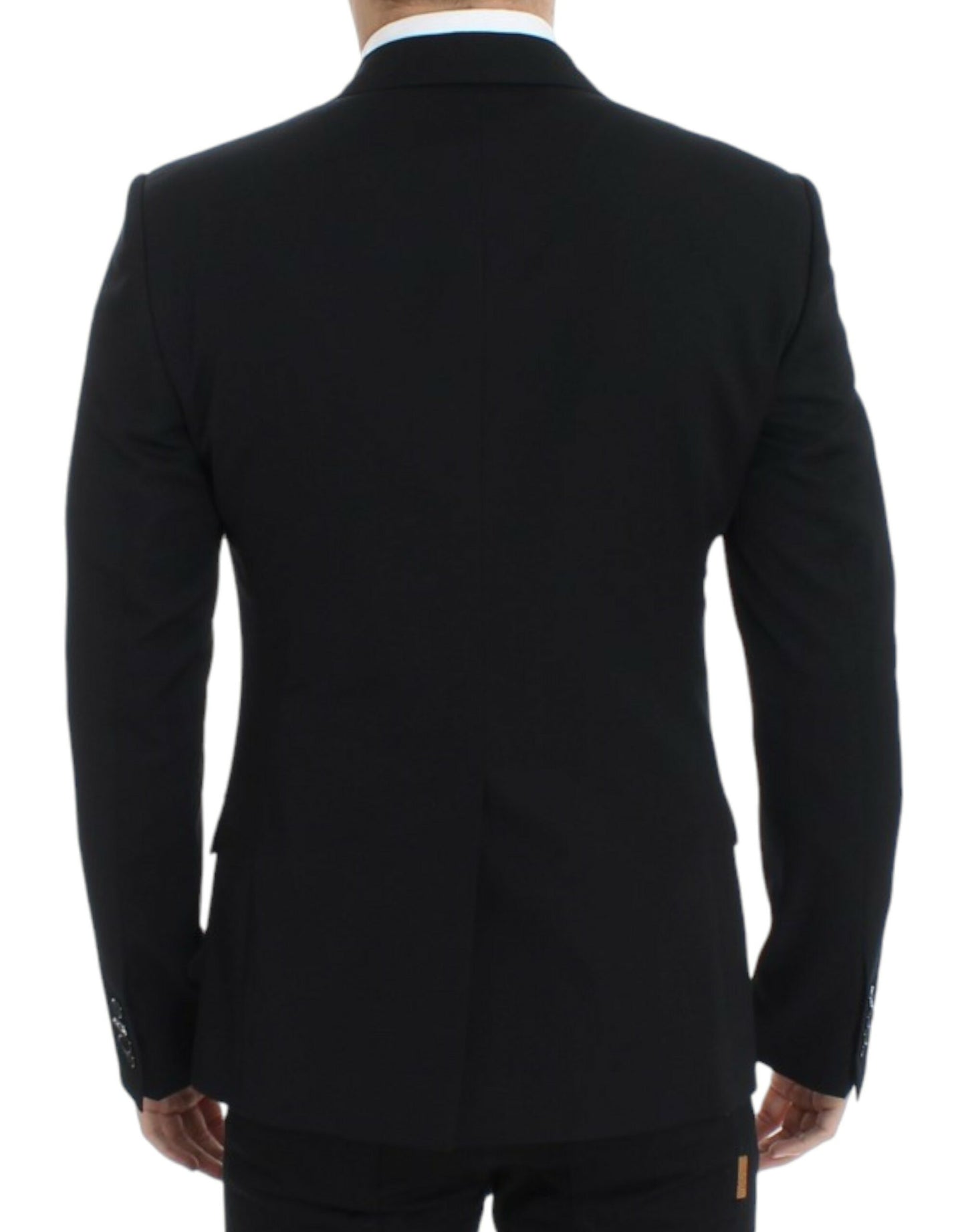 Dolce & Gabbana Black wool slim fit blazer