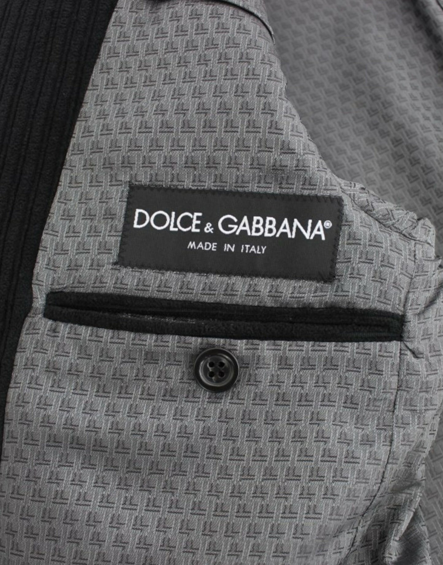 Dolce & Gabbana Elegant Black Martini Blazer Jacket