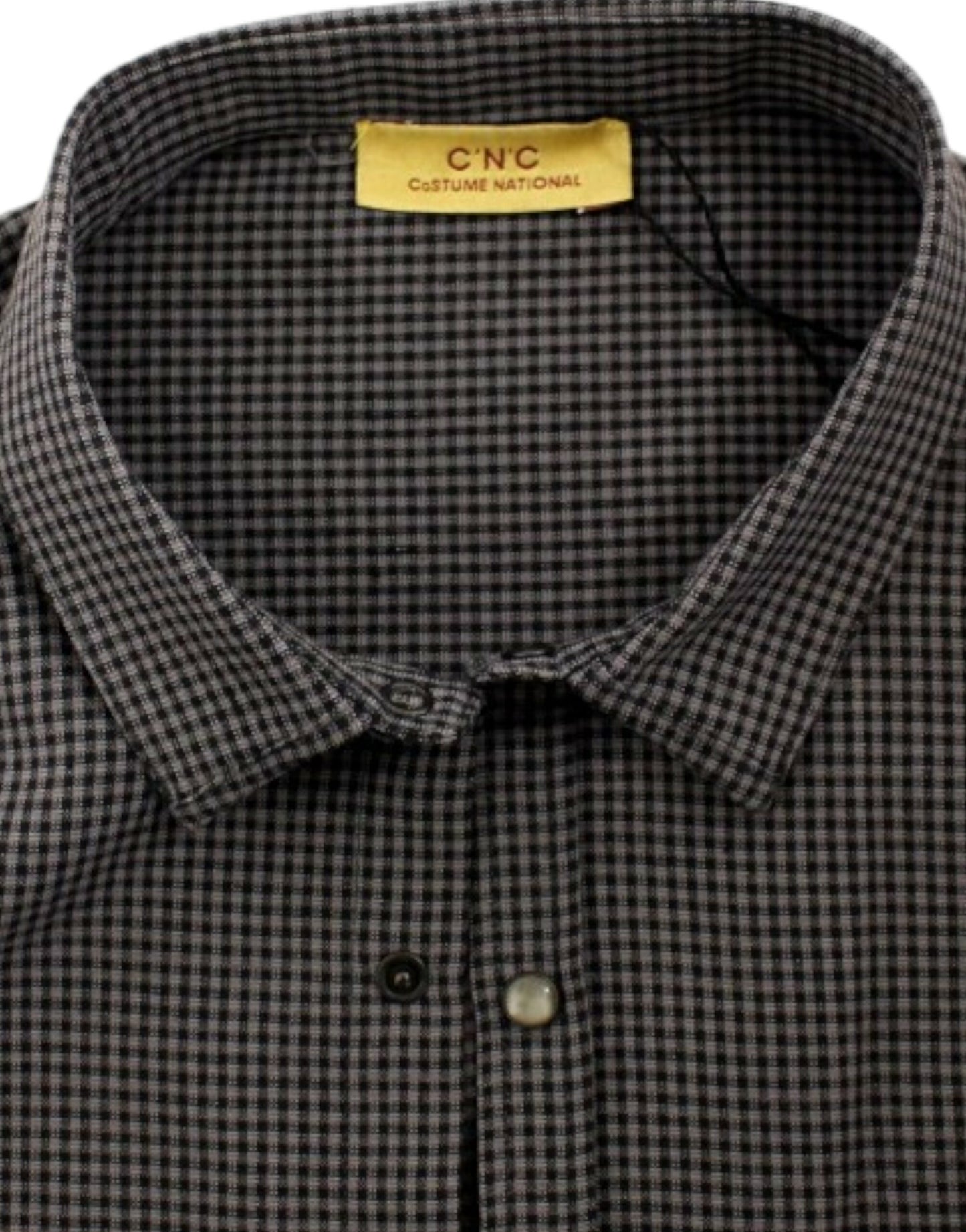 Costume National Gray linen casual shirt