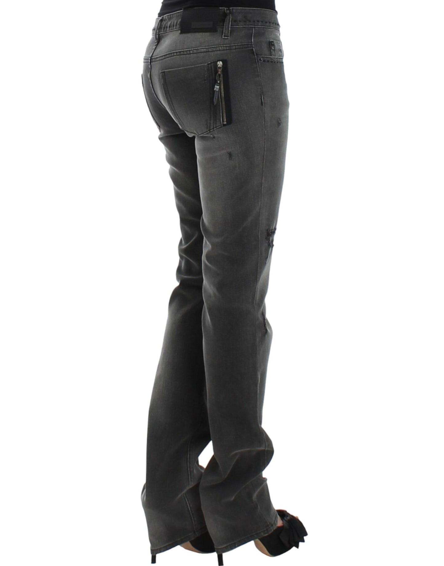 Costume National Gray straight leg jeans