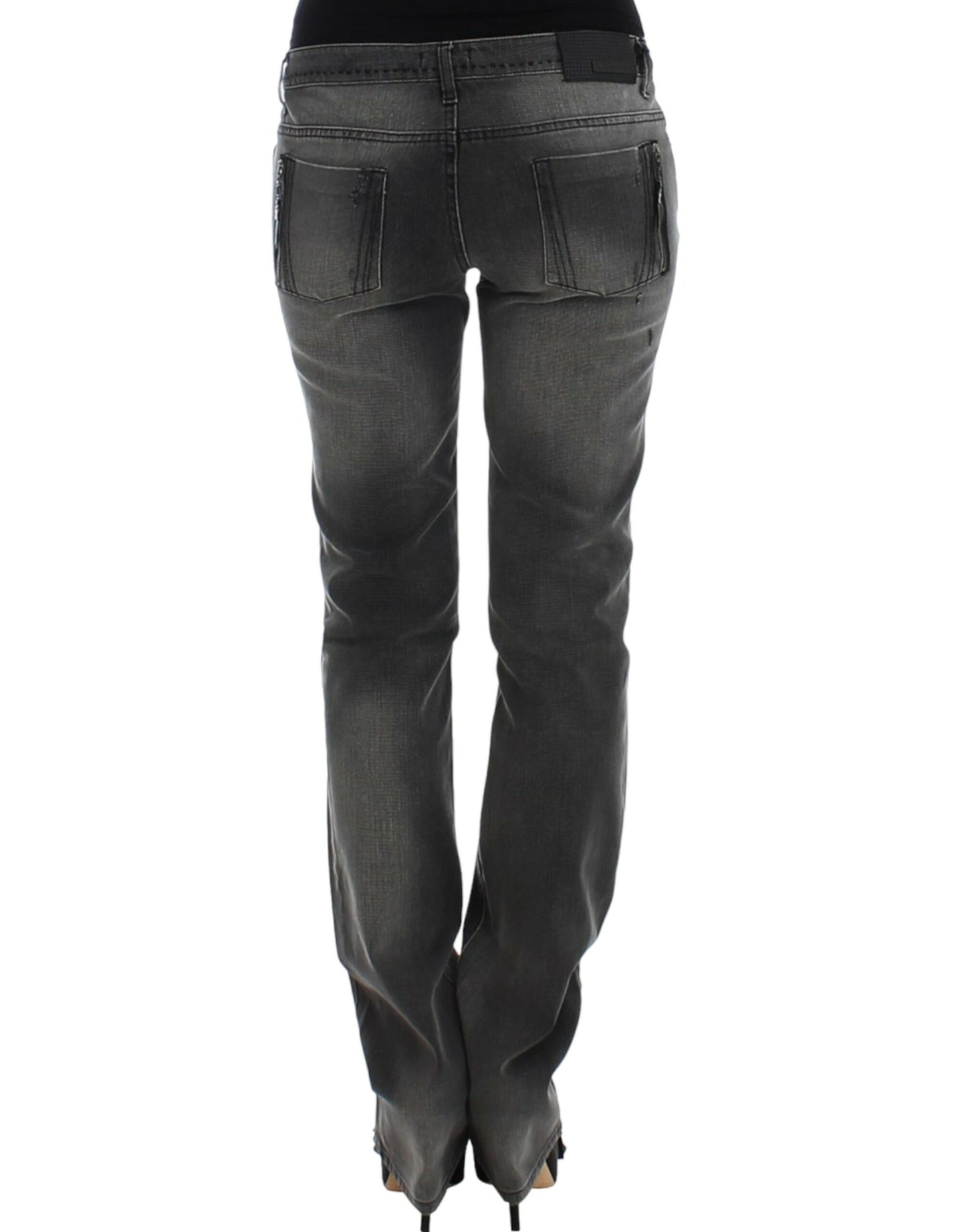 Costume National Gray straight leg jeans