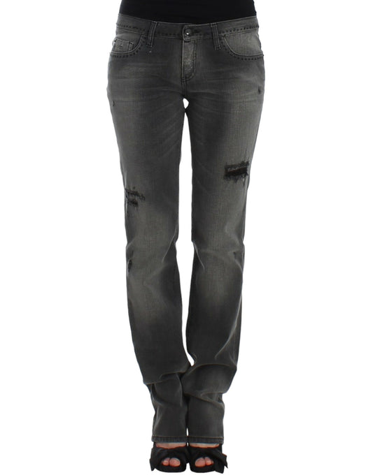 Costume National Gray straight leg jeans