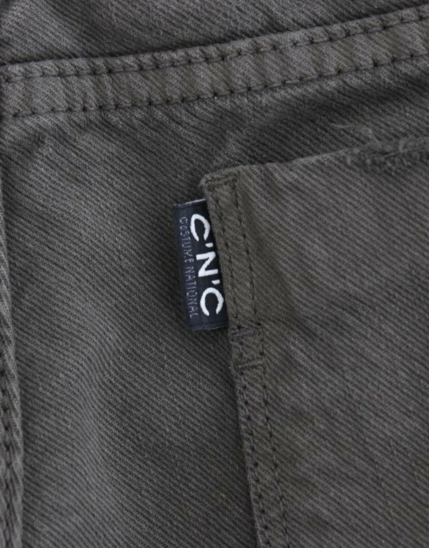 Costume National Green slim leg jeans