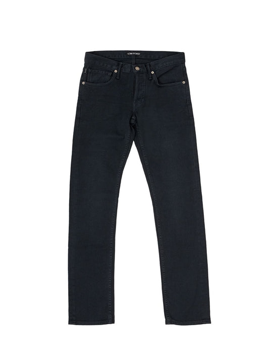 Tom Ford Sleek Anthracite Slim Fit Denim