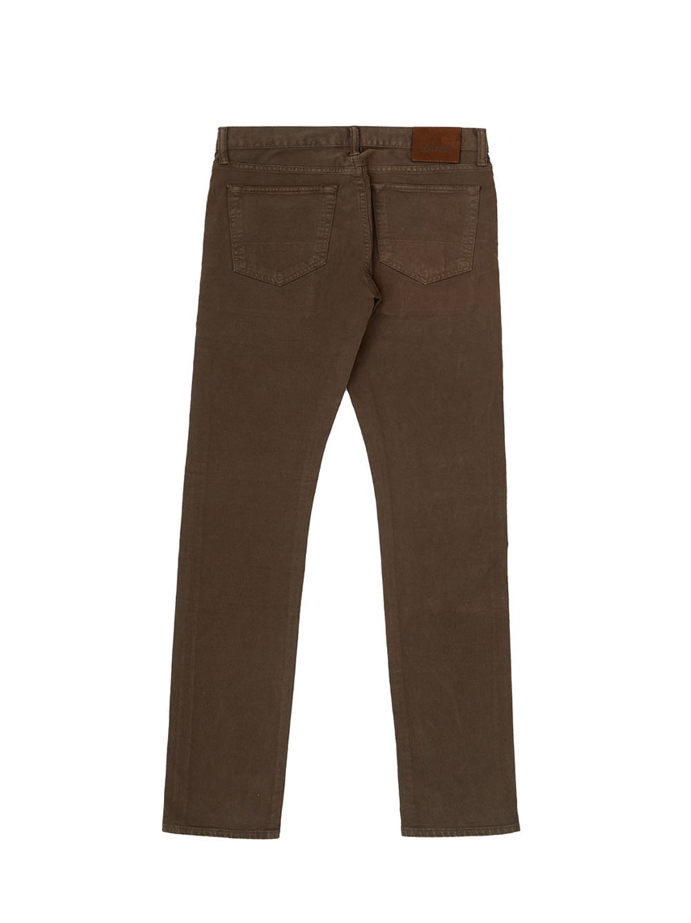 Tom Ford Mud Brown Straight Fit Luxury Jeans