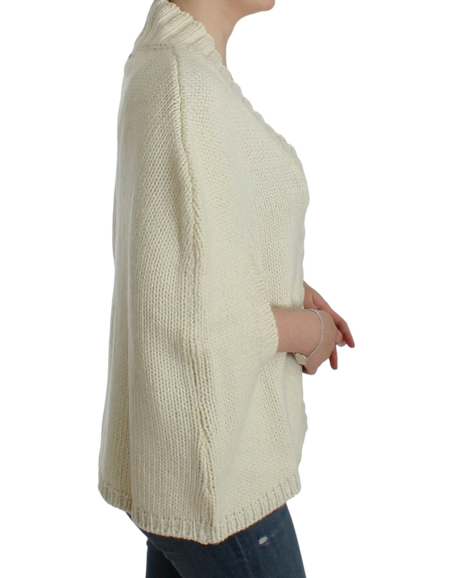 Costume National White knitted cardigan