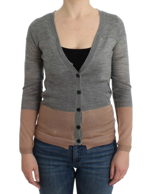 Costume National Gray lightweight cardigan