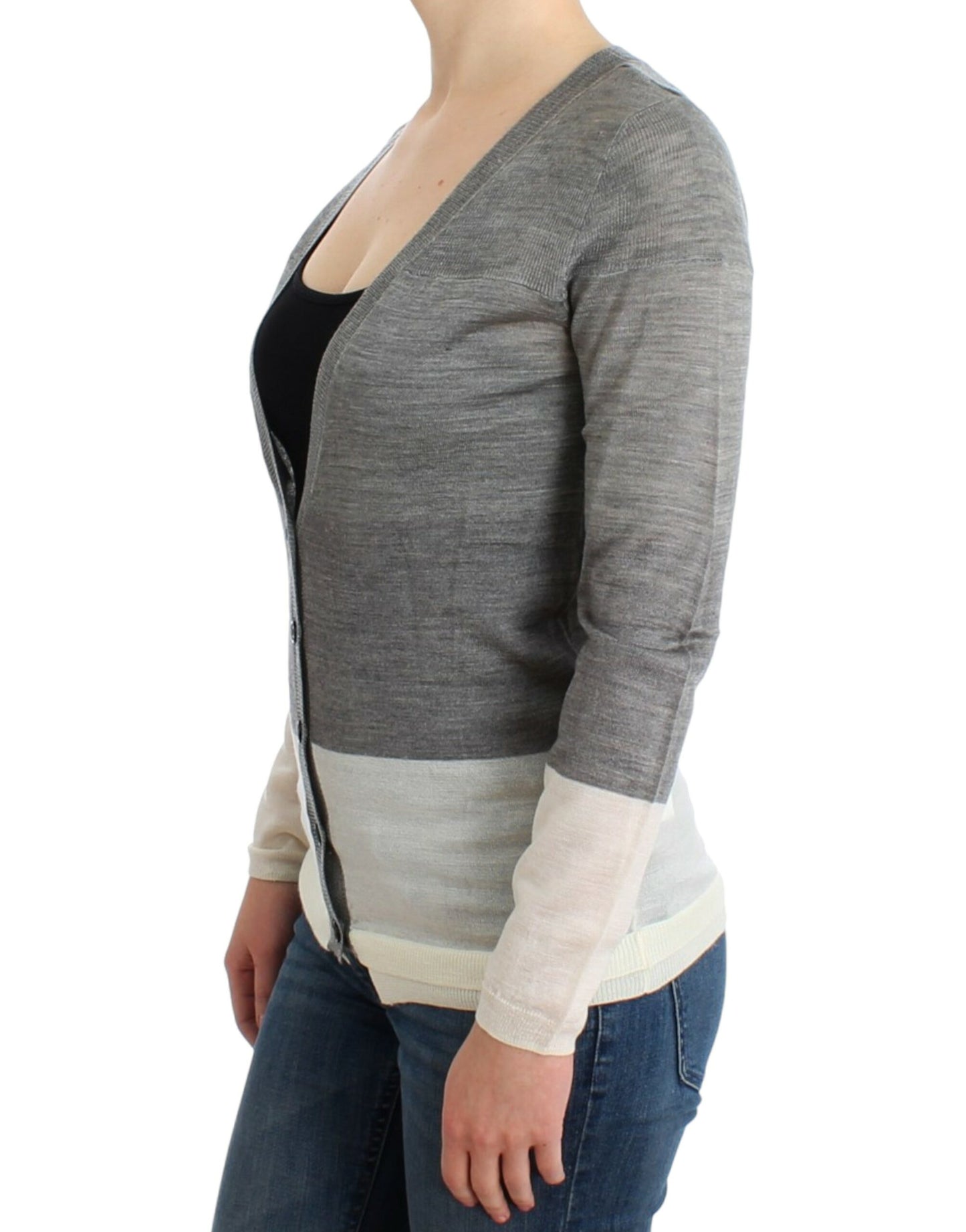 Costume National Gray lightweight cardigan