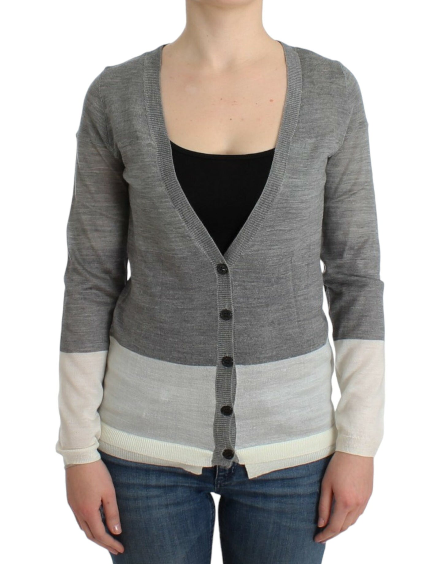 Costume National Gray lightweight cardigan