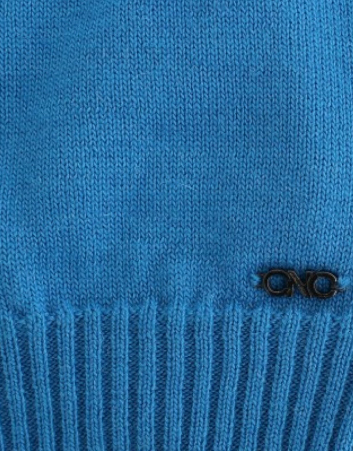 Costume National Blue scoopneck sweater