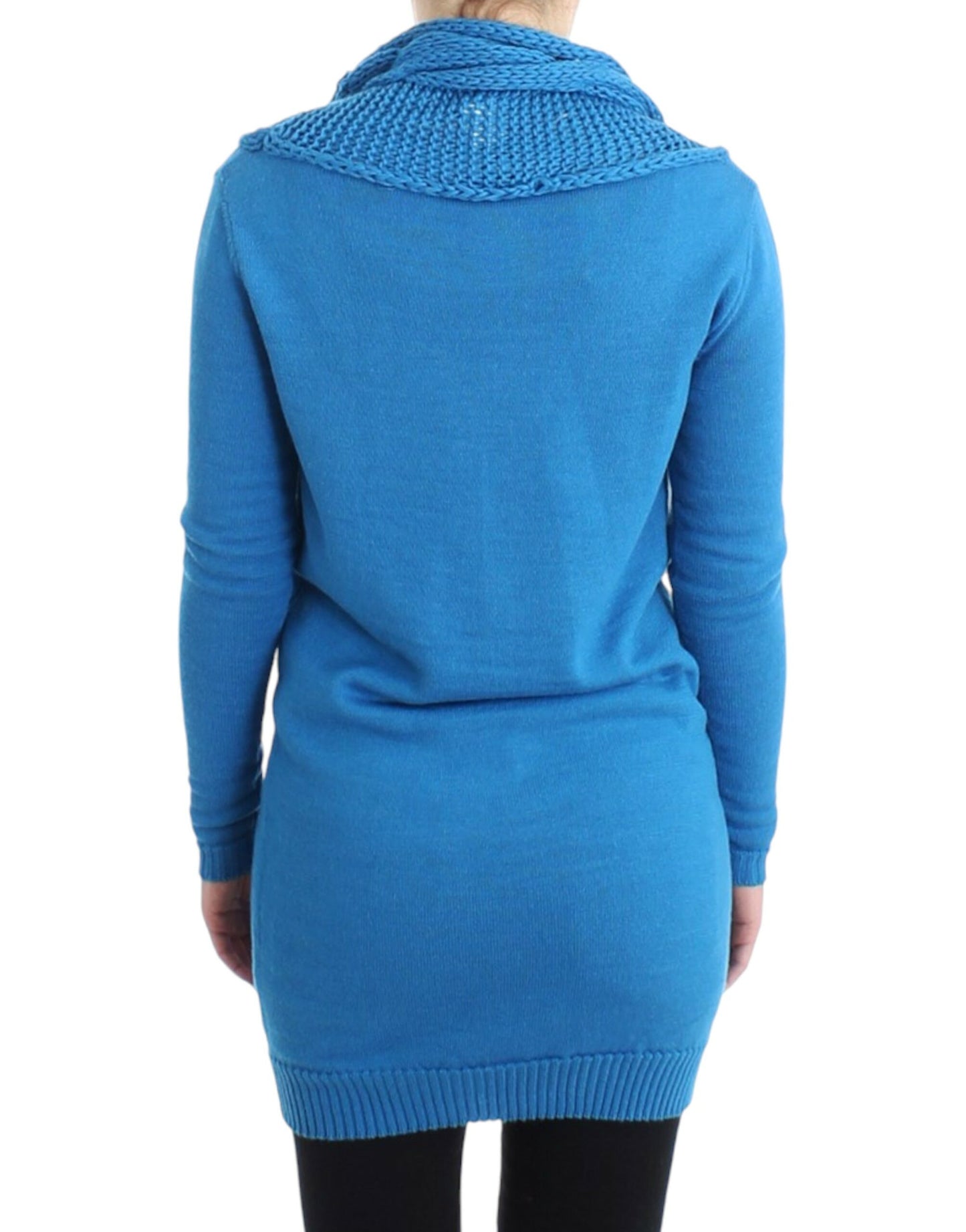 Costume National Blue scoopneck sweater