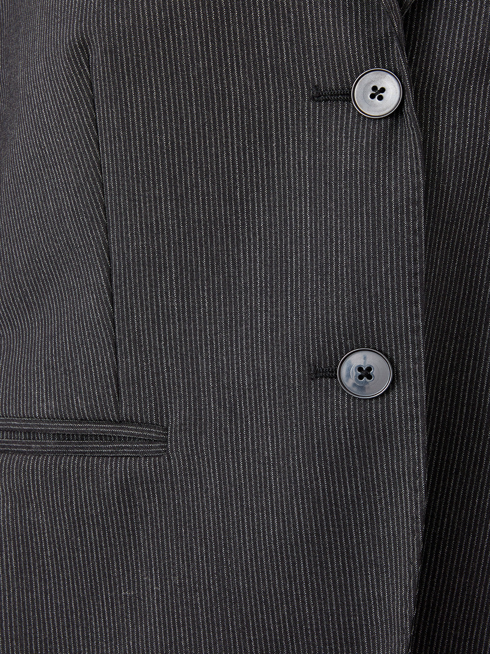 Lardini Chic Grey Wool Jacket - Timeless Elegance