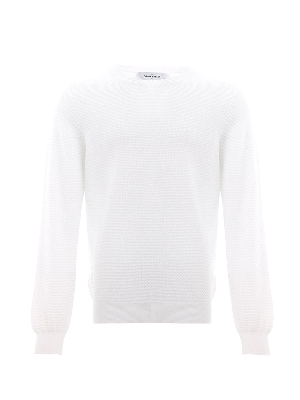 Gran Sasso Elegant White Cotton Jumper for Men