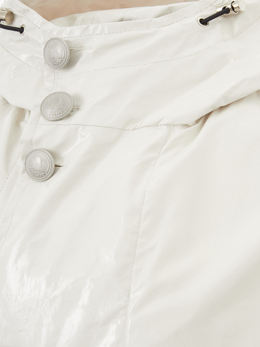 Sealup Chic White Couture Raincoat