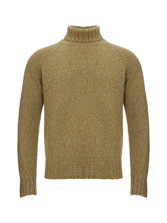 Gran Sasso Elegant Cashmere Blend Turtle Neck Sweater