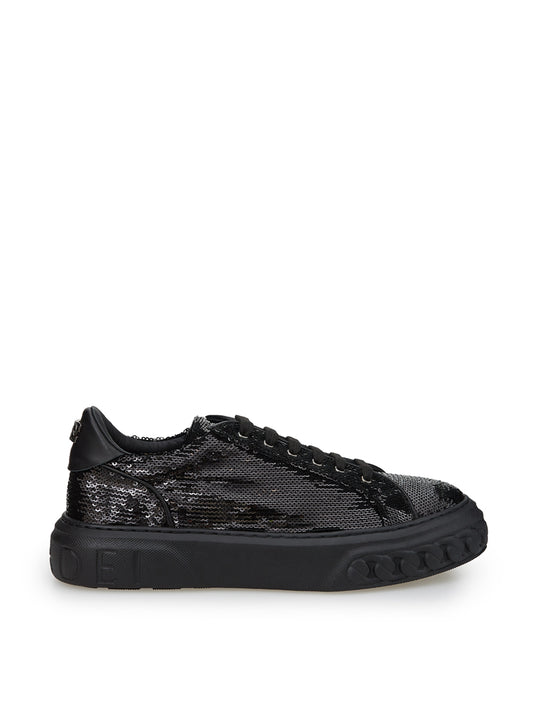 Casadei Glam Sequin Off-Road Sneaker Elegance