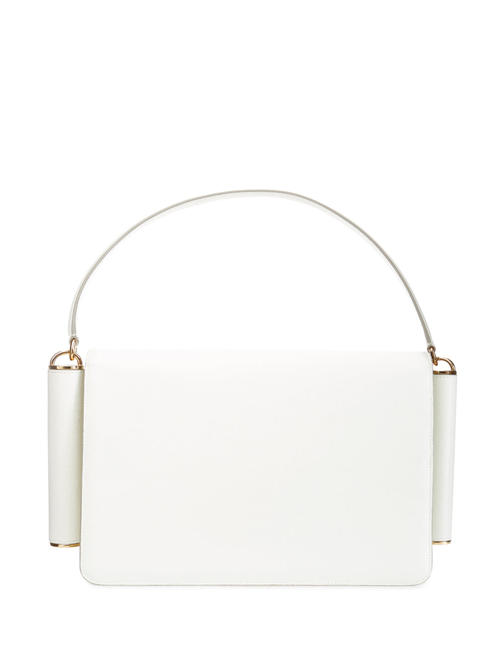 Dolce & Gabbana Elegant Milk White Leather Shoulder Bag