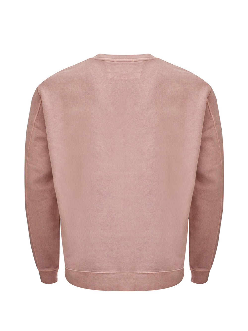 C.P. Company Powder Pink Embroidered Logo Cotton Sweatshirt