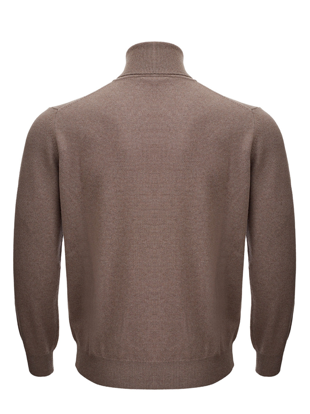 KANGRA Elegant Dove Grey Turtleneck Wool Blend Sweater