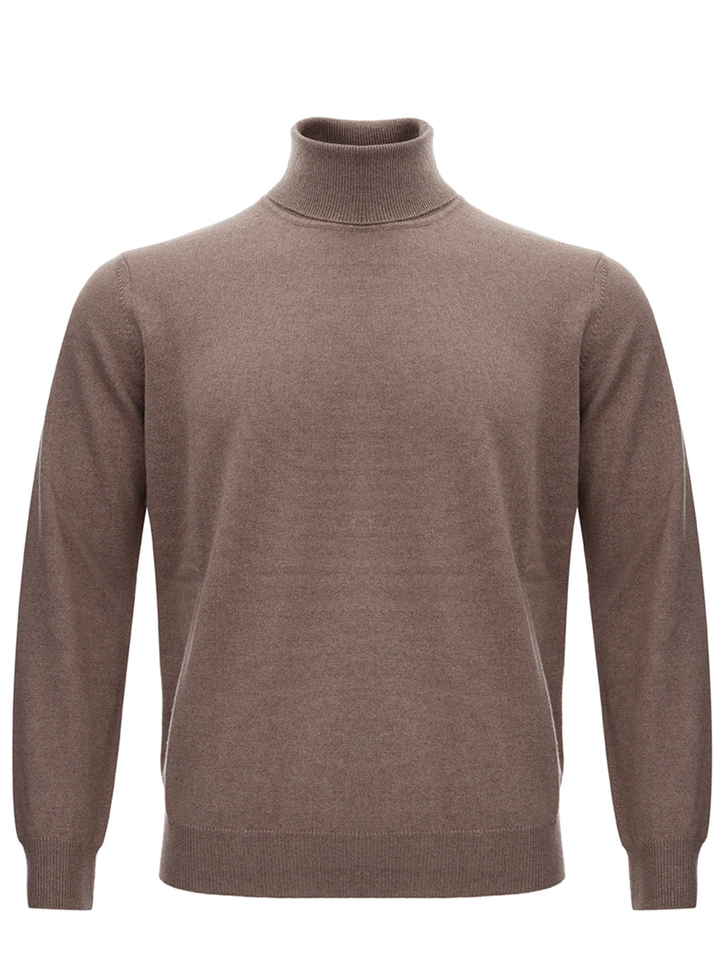 KANGRA Elegant Dove Grey Turtleneck Wool Blend Sweater