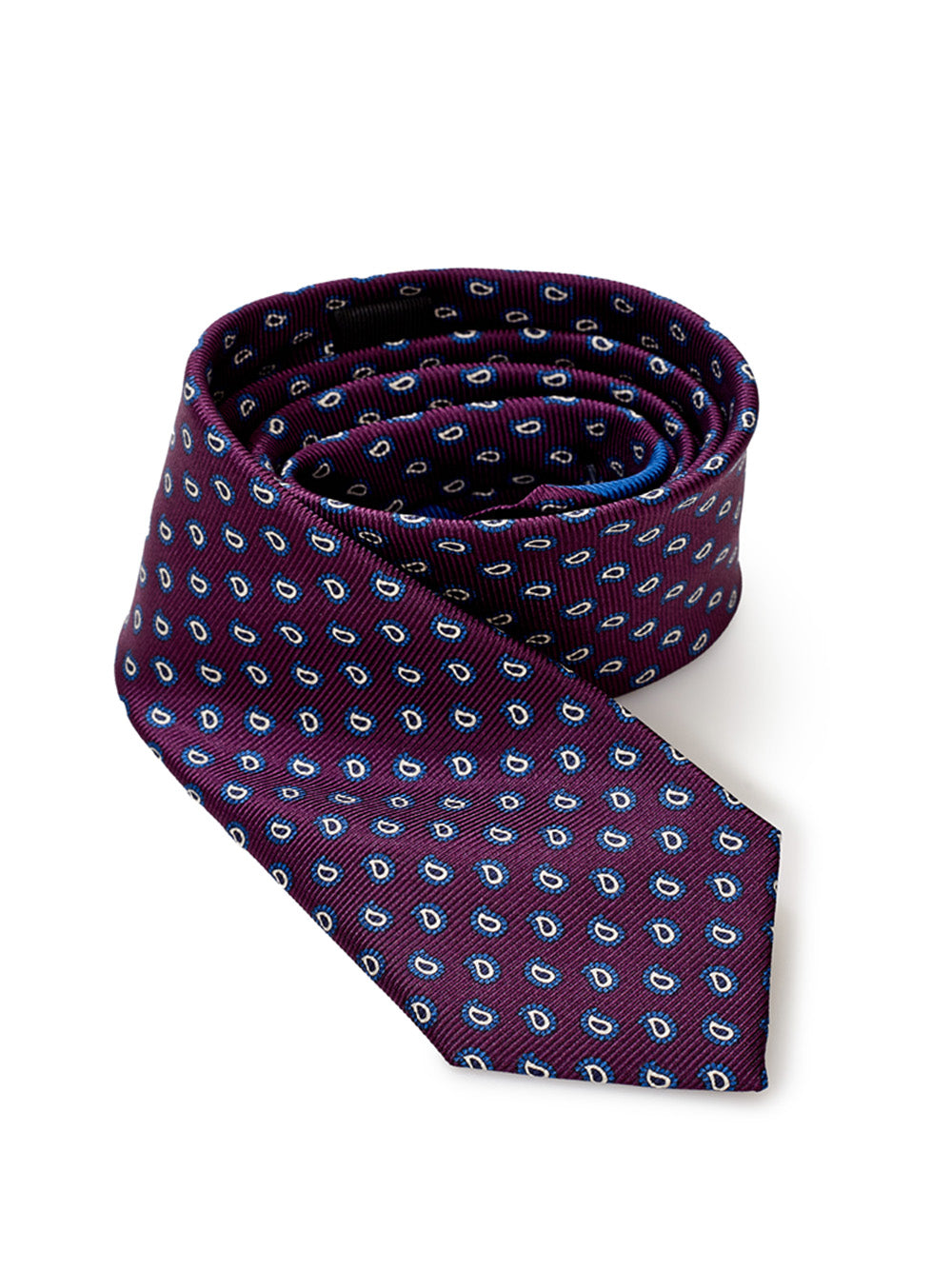 Ermenegildo Zegna Elegant Purple Silk Necktie - Timeless Elegance