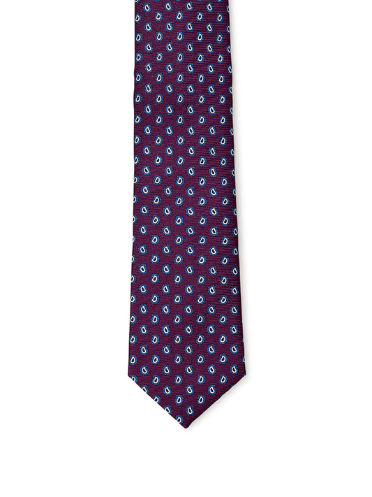 Ermenegildo Zegna Elegant Purple Silk Necktie - Timeless Elegance