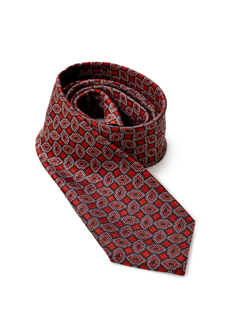 Ermenegildo Zegna Silk Micro Print Italian Luxury Tie