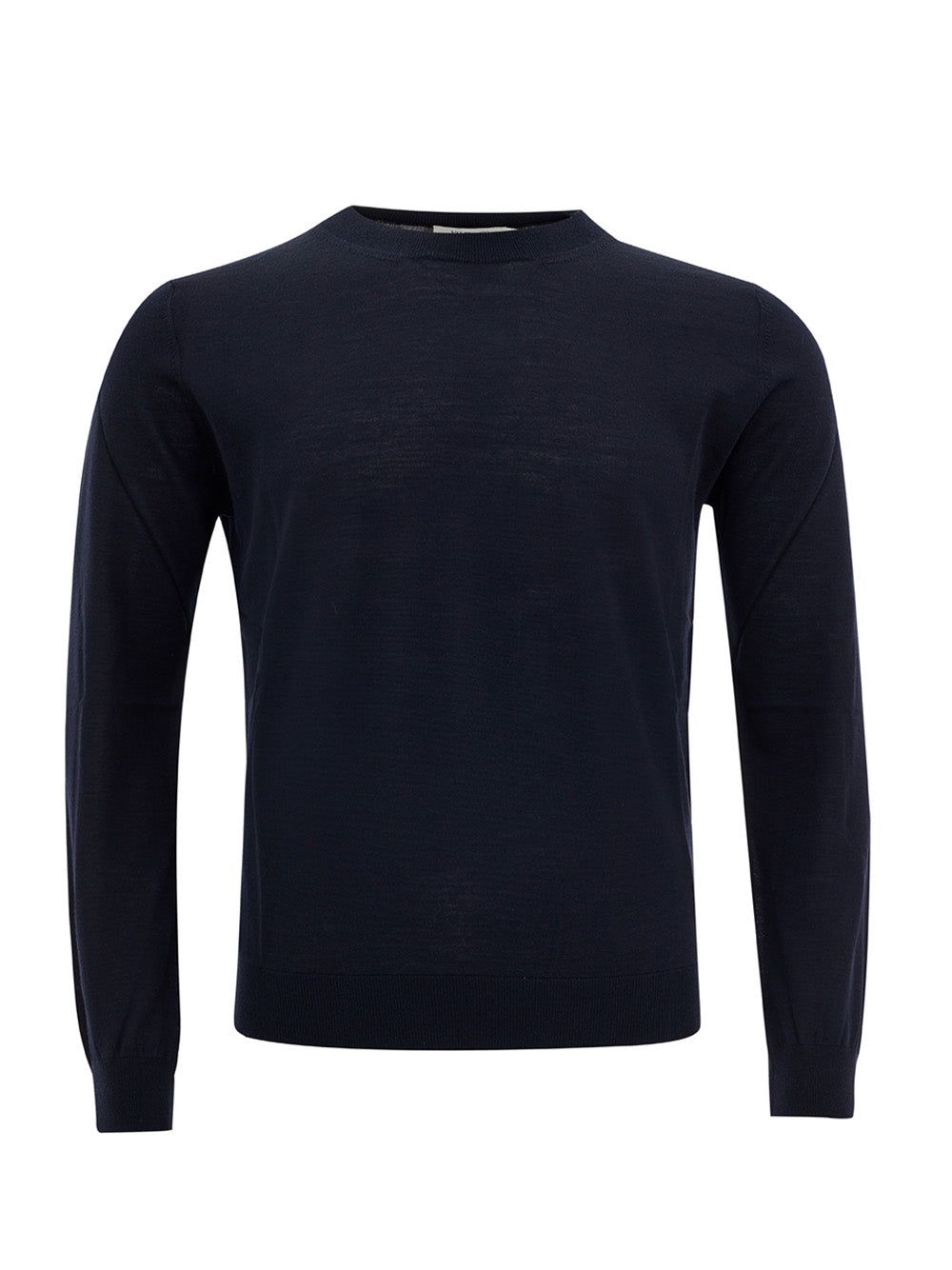 Valentino Elegant Blue Woolen Round Neck Jumper