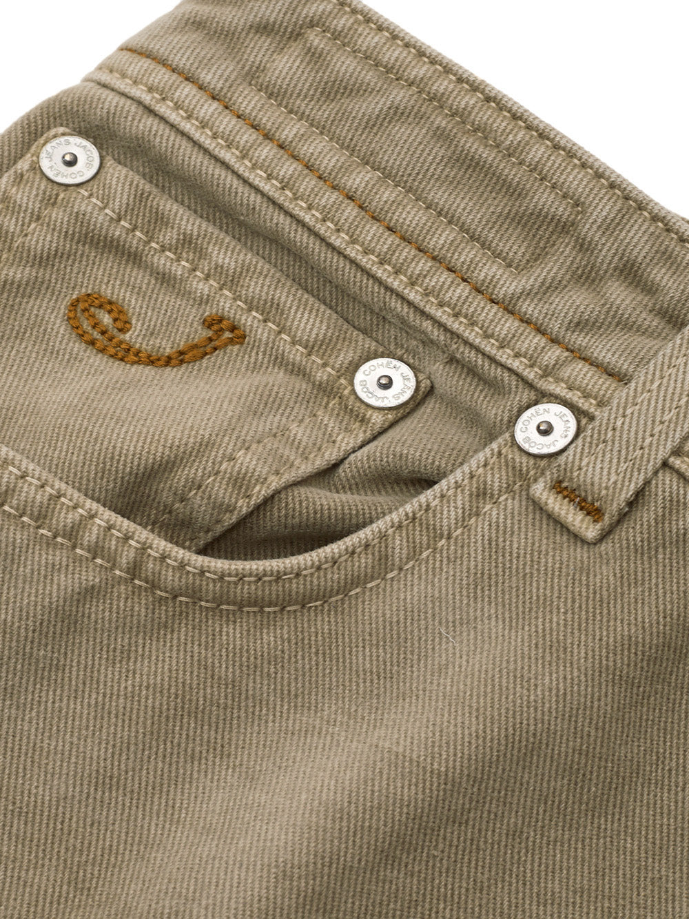 Jacob Cohen Exclusive Beige Cotton Jeans For Men