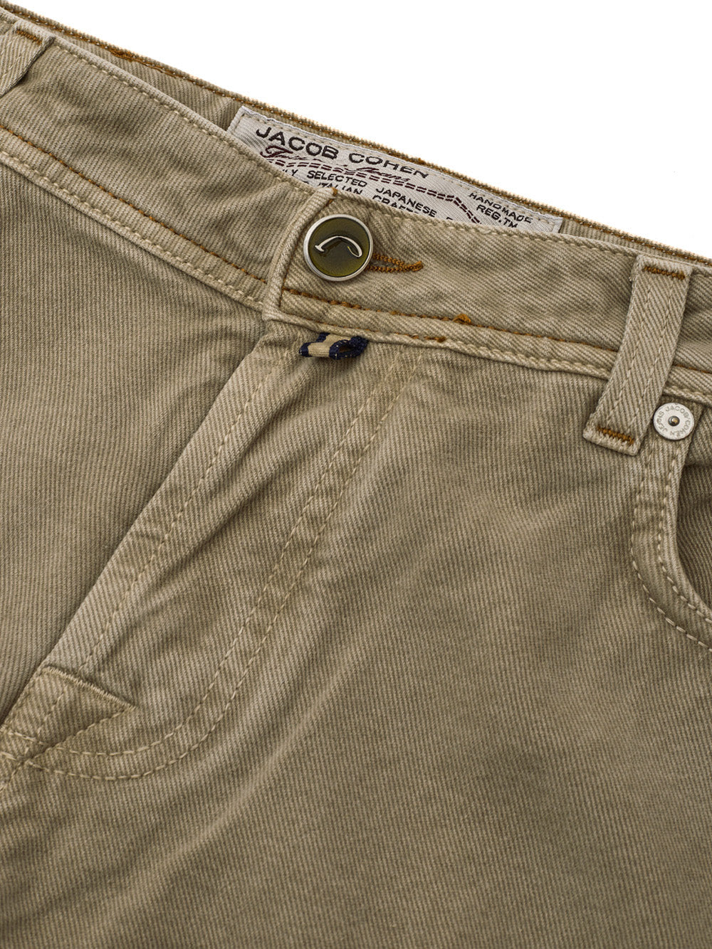 Jacob Cohen Exclusive Beige Cotton Jeans For Men