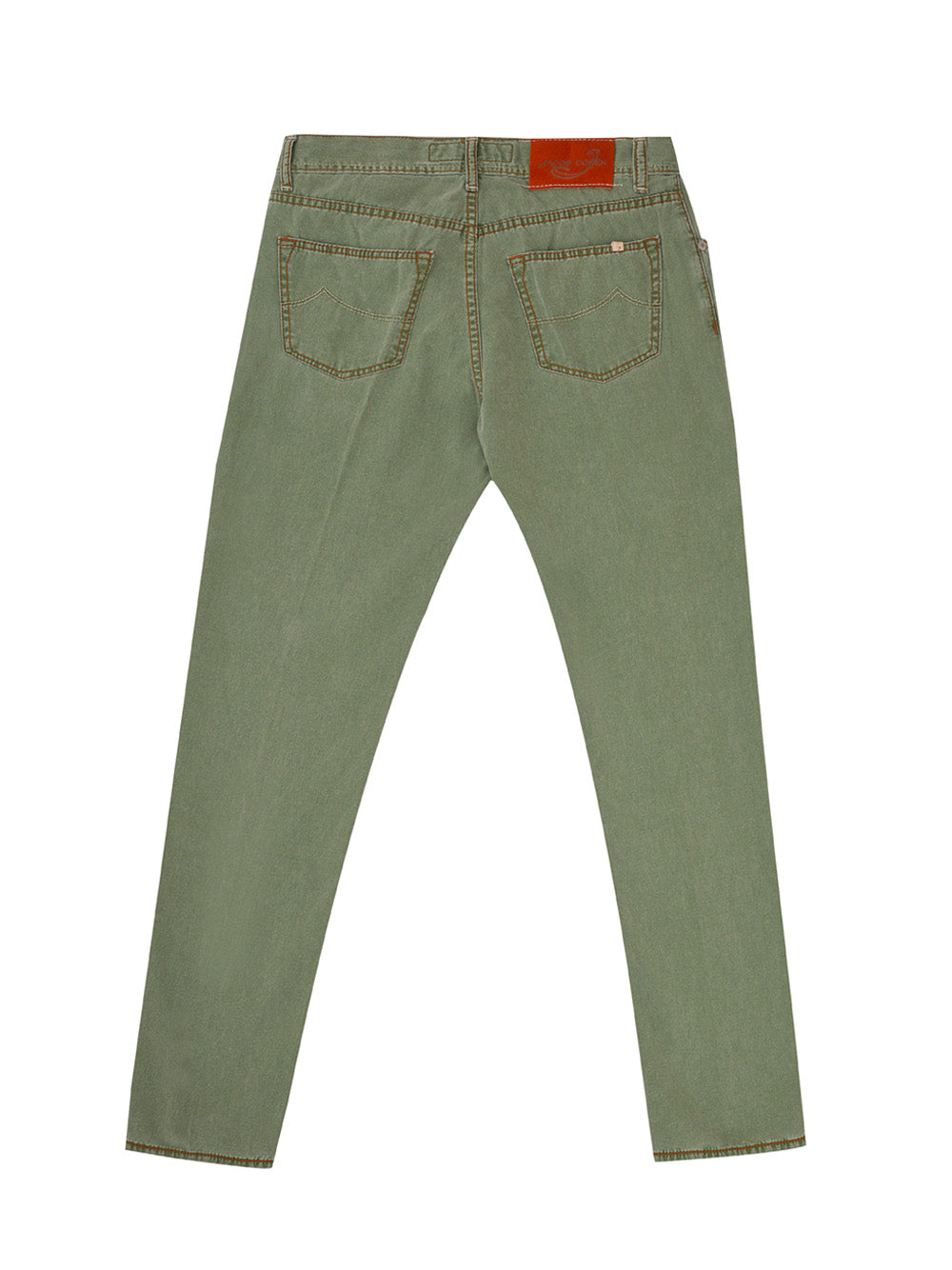 Jacob Cohen Elegant Washed Green Regular Fit Jeans